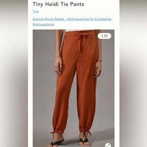 Green Button up and tie waist joggers